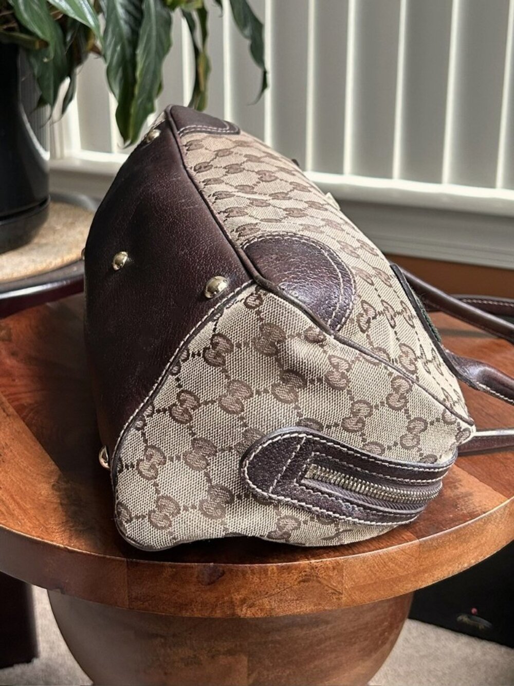 GUCCI GG Princy Boston Bag, Tan, Brown - Picture 12 of 16